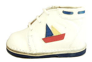 A-431 - Baby Boys Sailboat Boots - Euro 16 Size 1