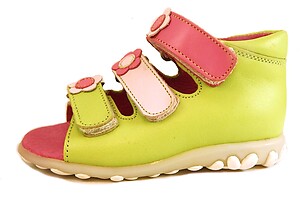FARO 6U2237 - Lime High Top Sandals - Euro 20 Size