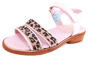 B-7170 - Pink Leopard Sandals - Euro 28 Size 10.5