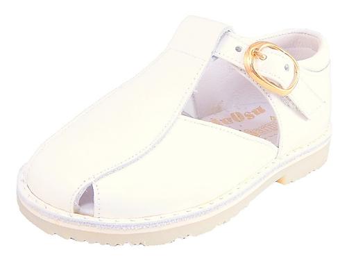 S-6579 - White Patent Shoe-Sandals