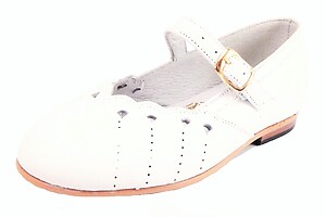 2614 - White Dress Mary Janes