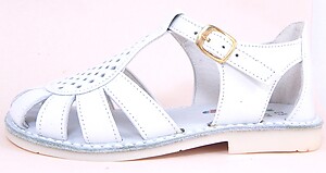 3462 - Girls' White Fisherman Sandals