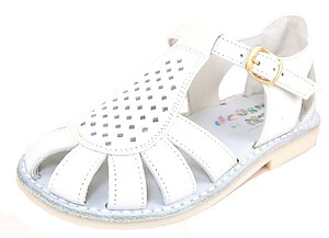 3462 - Girls' White Fisherman Sandals