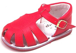 440 - Red Baby Sandals - Euro 18 Size 2.5-3