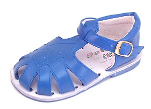 440 - Baby/Toddler Blue Leather Sandals