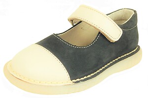 FARO 5F3160 - Navy & Cream Mary Janes - Euro 24 Size 7