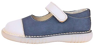 FARO 5F3160 - Navy & Cream Mary Janes - Euro 24 Size 7