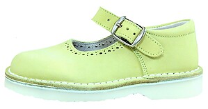 FARO 5J0110 - Light Green Nubuck Mary Janes