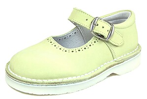 FARO 5J0110 - Light Green Nubuck Mary Janes