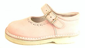 5J0110 - Pink Stitchdown Mary Janes