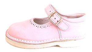 5J0110 - Pink Stitchdown Mary Janes