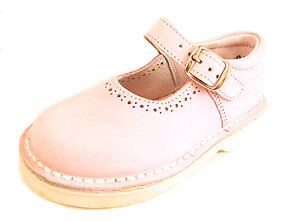 5J0110 - Pink Stitchdown Mary Janes