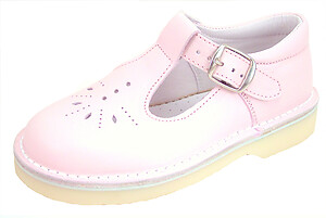 FARO 5J0891 - Pink Leather T-Straps