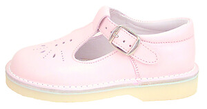 FARO 5J0891 - Pink Leather T-Straps