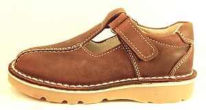 FARO 5L4091 - Brown T-Straps - Euro 24 Size 7