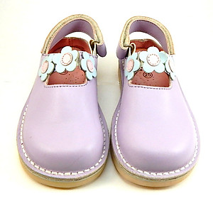 FARO 5N1112 - Lavender Flower Clogs - Euro 25 Size 8