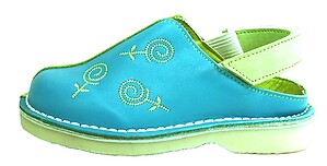 FARO 5Q1412 - Turquoise Clogs - Euro 25 Size 8