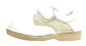 5S3120 - Boys' White Beige Saddle Shoes - Euro 24 Size 7