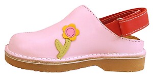 5T1312 - Pink/Red Clogs - Euro 24 Size 7