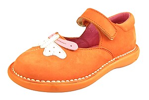 5U0411 - Orange Butterfly Shoes - Euro 24 Size 7