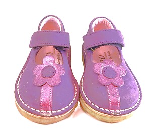 FARO 5X0111 - Purple Flower High Tops - Euro 20 Size 4.5