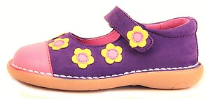 5X0611 (SALE) - Purple & Fuchsia Mary Janes