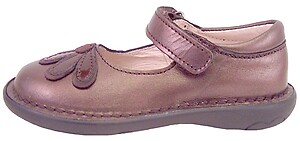 5Z7411 - Brown Metallic Mary Janes