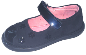 Girls Navy Mary Janes