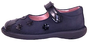 Girls Navy Mary Janes