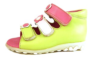 FARO 6U2237 - Lime High Top Sandals - Euro 20 Size