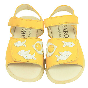 FARO 6U2486 (Sale) - Yellow Fish Sandals - Euro 24 Size 7