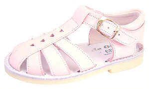 8064 - Pink Heart Fisherman Sandals