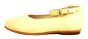 8069 - Lemon Yellow Ankle Straps