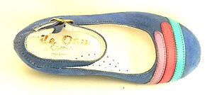 A-1020 - Blue Ankle Straps - Euro 23 Size 6.5