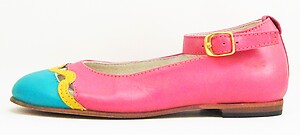 A-1057 - Fuschia Multi Mary Janes