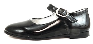 A-1128 - Black Patent Mary Janes