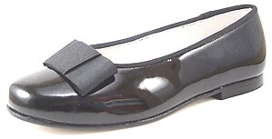 A-1182 - Black Patent Ballet Flats