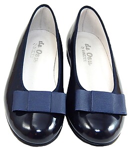 A-1182 - Navy Patent Ballet Flats