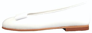 A-1182 - White Bow Flats - Euro 31 Size 13