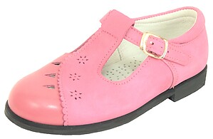 A-1263 Fuchsia T-Straps