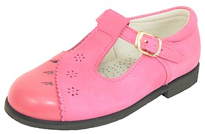 A-1263 Fuchsia T-Straps