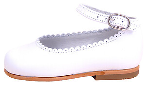 A-302 K - White Dress Ankle Straps