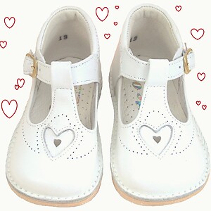 A-367 - White Heart High Tops