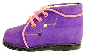 A-486 - Purple Nubuck Boots