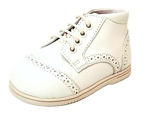 A-432 - Classic Ivory Dress Boots