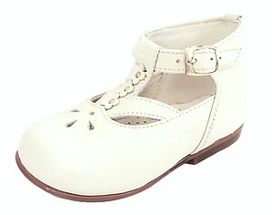 A-564 (Sale) - Ivory Dress Shoes - Euro 19 Size 4