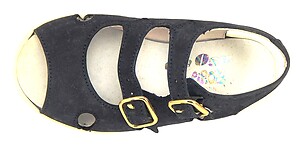 A-7083 - Navy Buckle Sandals