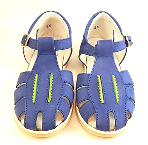 A-7099 - Blue Ric-Rac Sandals