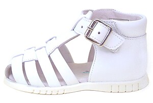 B-100 - White High Top Sandals