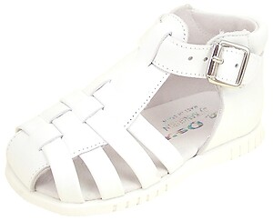 B-100 - White High Top Sandals